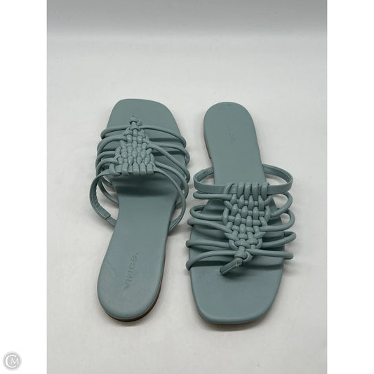 Sandals Flats By Vince In Blue, Size: 9.5
