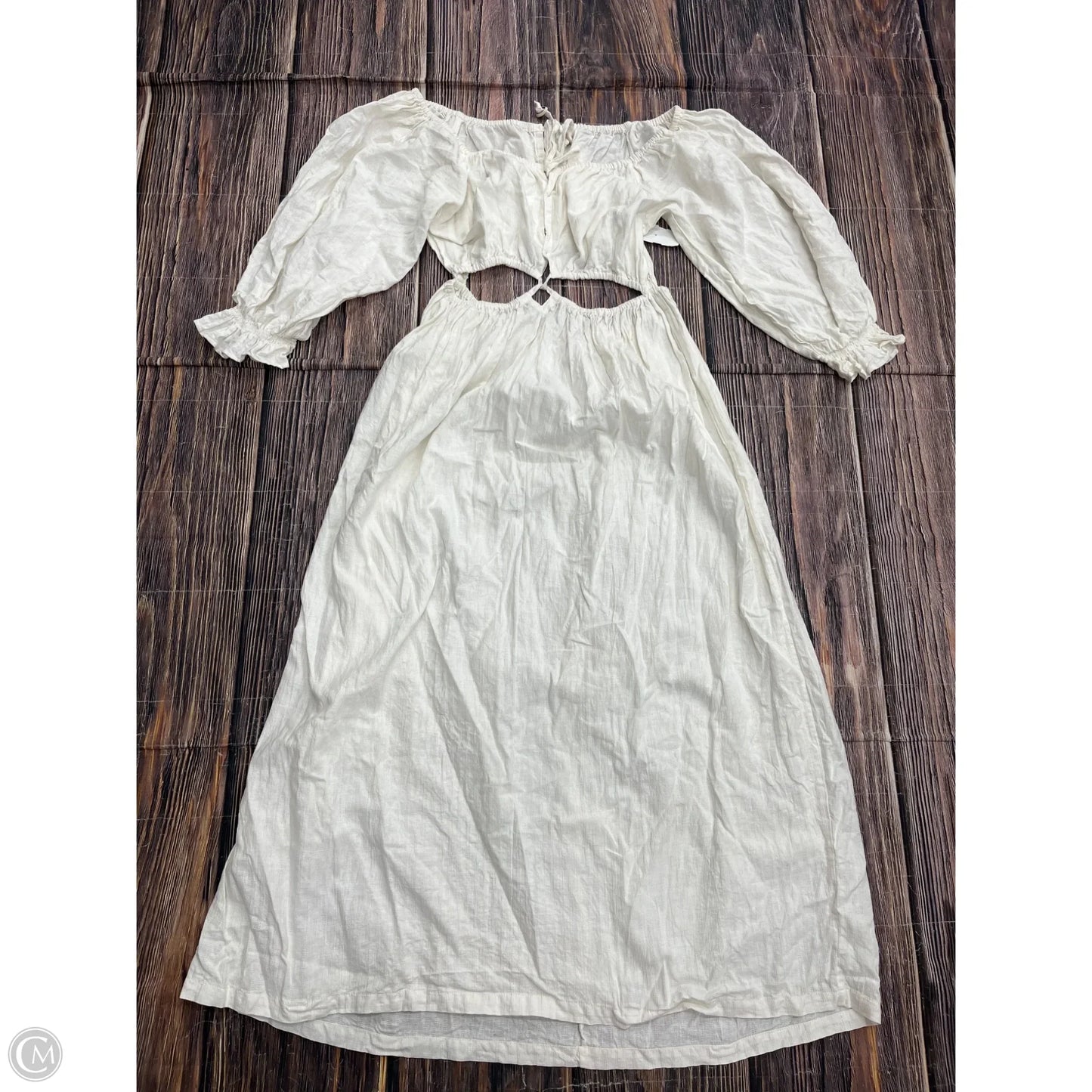 Dress Casual Maxi By Cma In White, Size: Xl