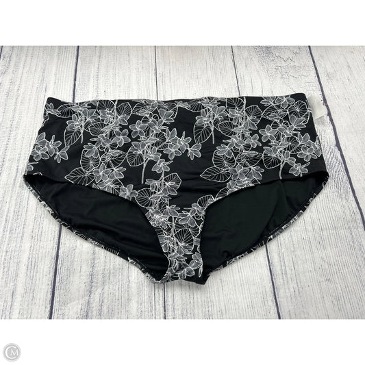 Swimsuit Bottom By Clothes Mentor In Black, Size: 4x
