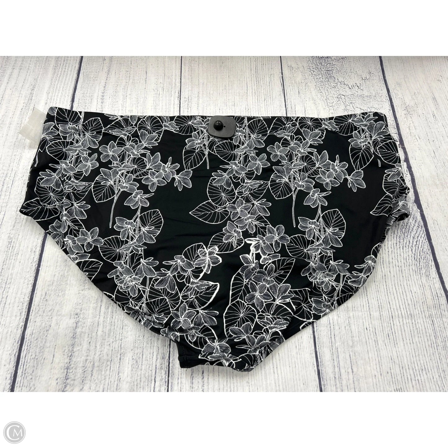 Swimsuit Bottom By Clothes Mentor In Black, Size: 4x