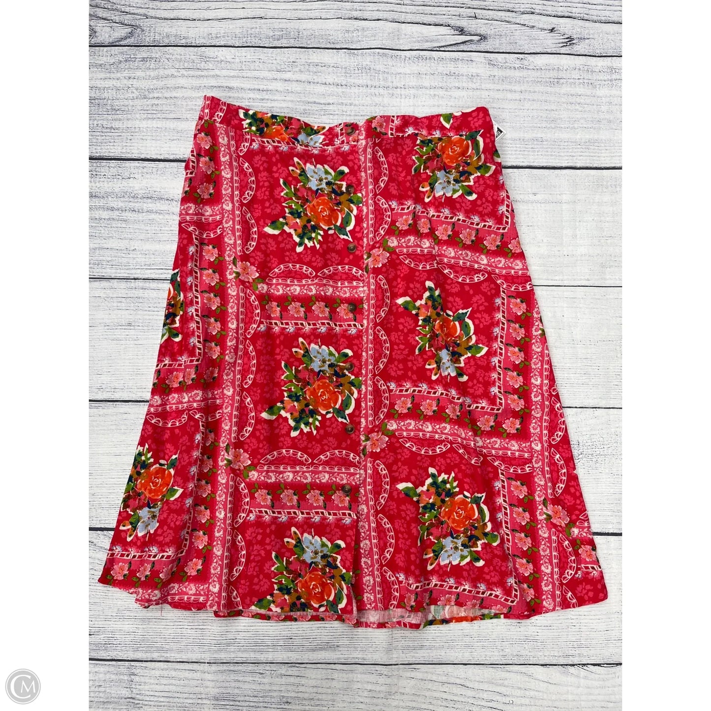 Skirt Maxi By Lc Lauren Conrad In Red, Size: 1x