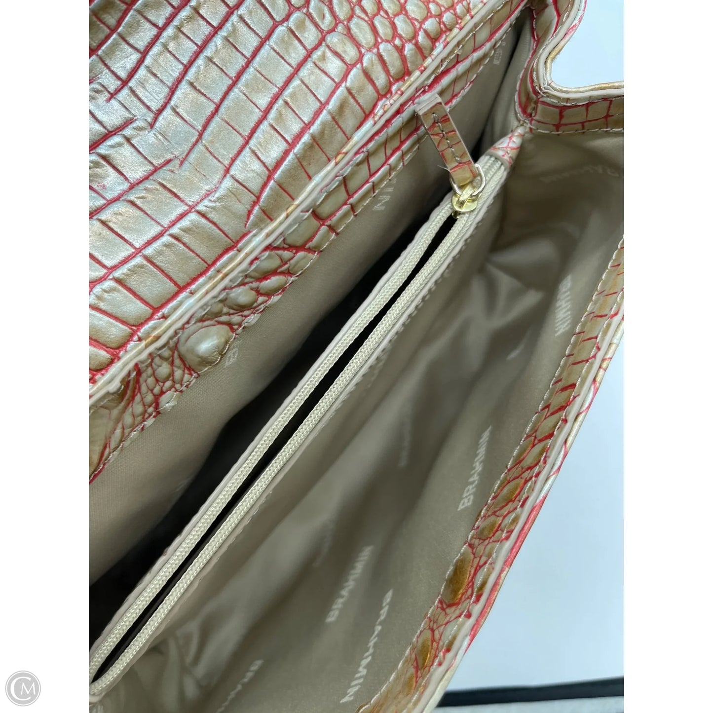 Handbag Designer By Brahmin, Size: Medium