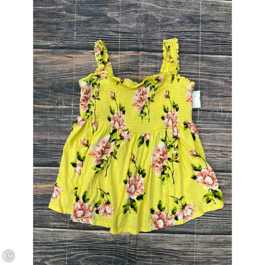 Tank Top By Torrid In Yellow, Size: 1x
