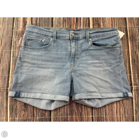 Shorts By Levis In Blue Denim, Size: 16