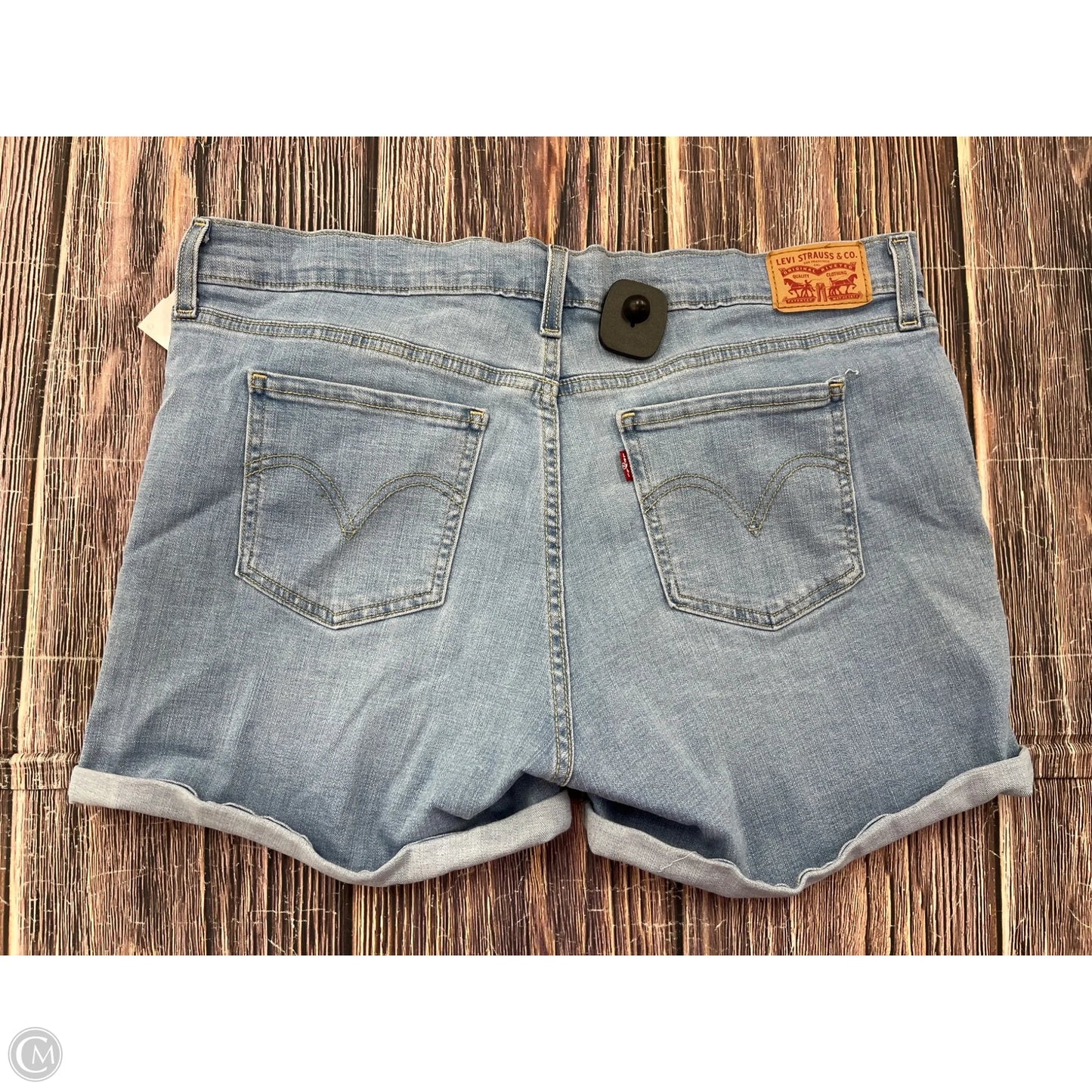 Shorts By Levis In Blue Denim, Size: 16