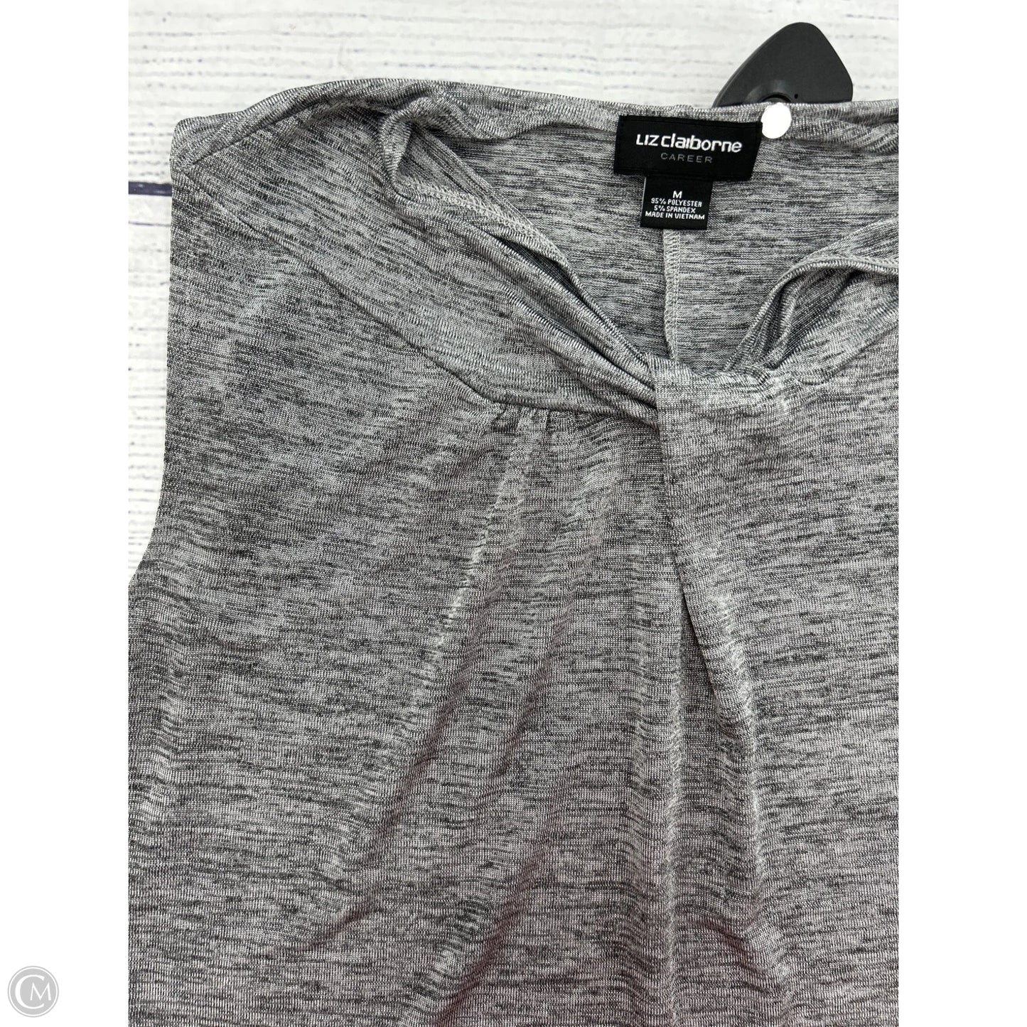 Tank Top By Liz Claiborne In Silver, Size: M