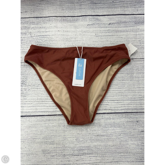 Swimsuit Bottom By Cupshe In Brown, Size: M