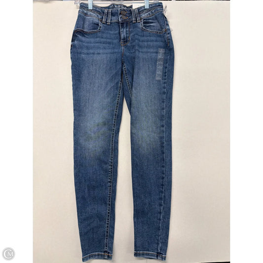 Jeans Straight By Maurices In Blue Denim, Size: 4