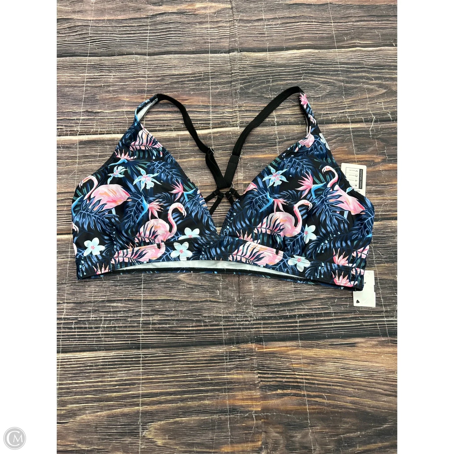 Swimsuit Top By Clothes Mentor In Blue, Size: 2x