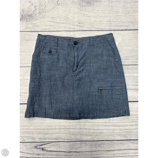 Skort By Croft And Barrow In Blue, Size: L
