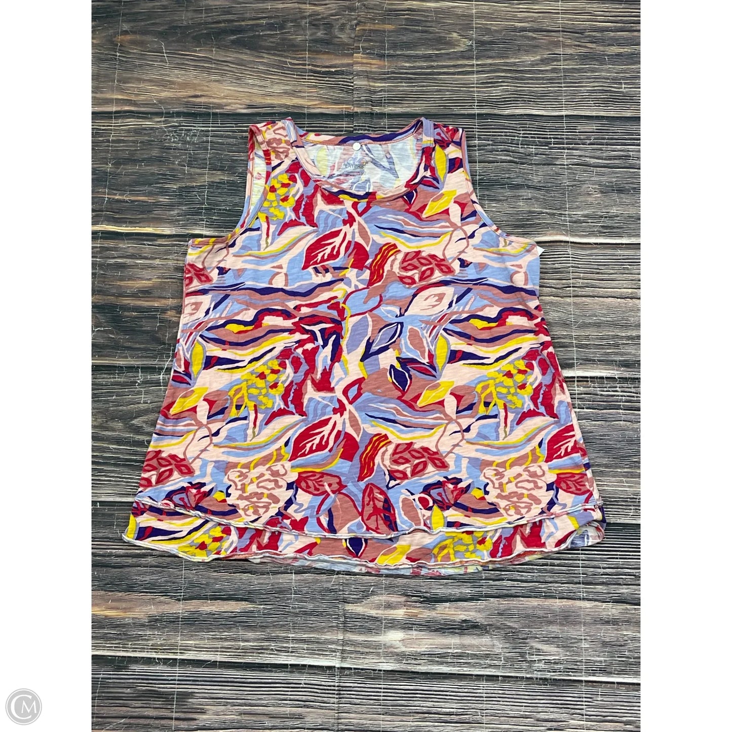 Tank Top By Logo In Pink, Size: Xl