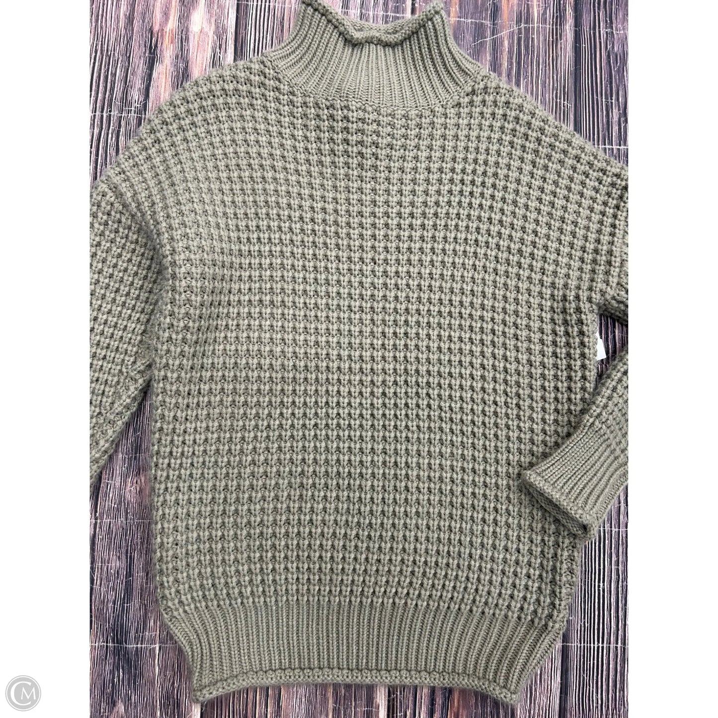 Sweater By Clothes Mentor In Green, Size: S