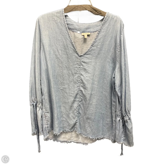 Top Long Sleeve By Clothes Mentor In Blue, Size: M