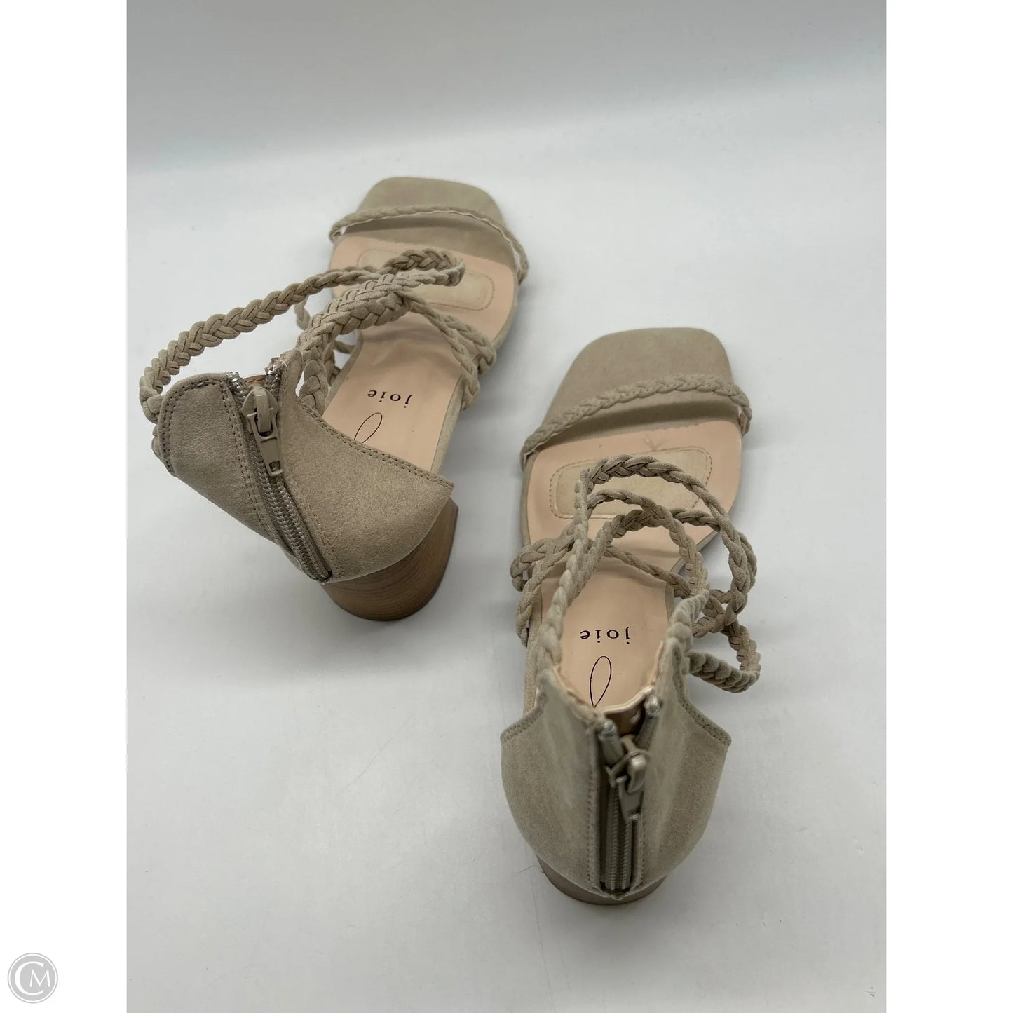Sandals Heels Block By Joie In Tan, Size: 9
