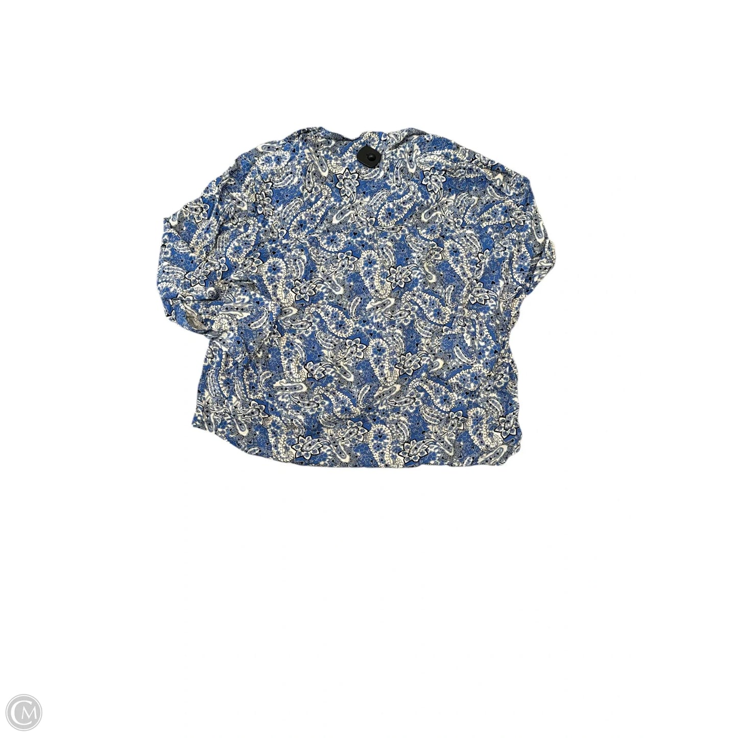 Top Long Sleeve By Lane Bryant In Blue, Size: 2x