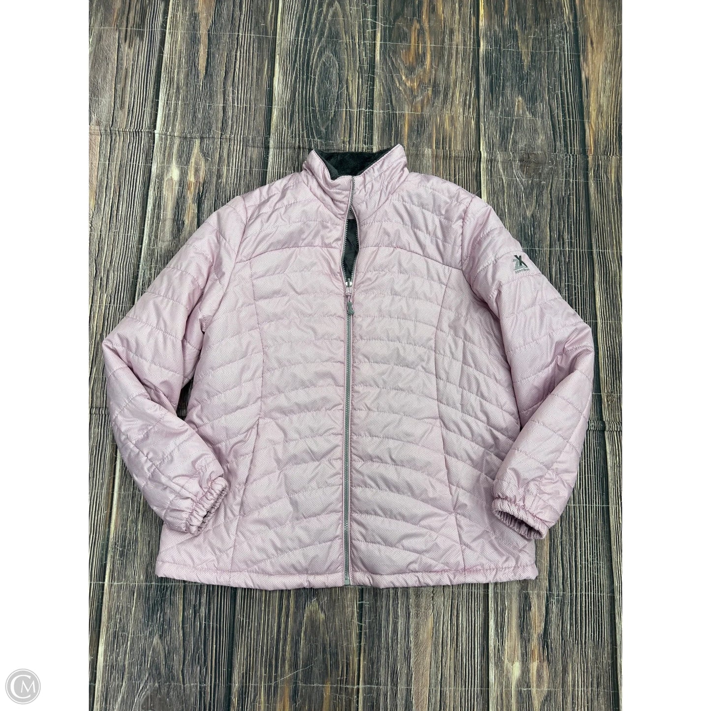 Coat Puffer & Quilted By Zero Xposure In Purple, Size: Xl