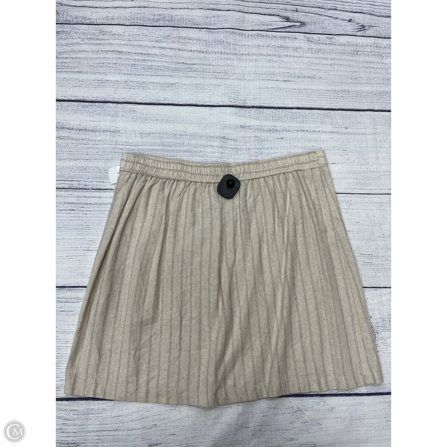Skirt Mini & Short By Max Studio In Tan, Size: Xl