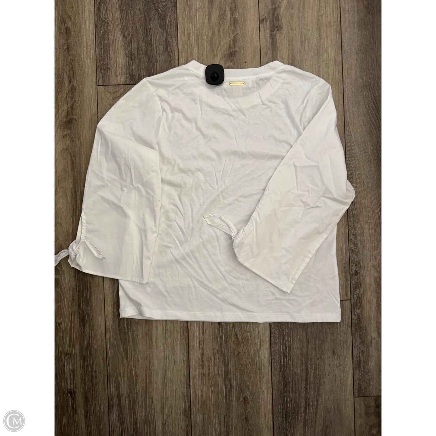 Top Long Sleeve By Michael By Michael Kors In White, Size: S