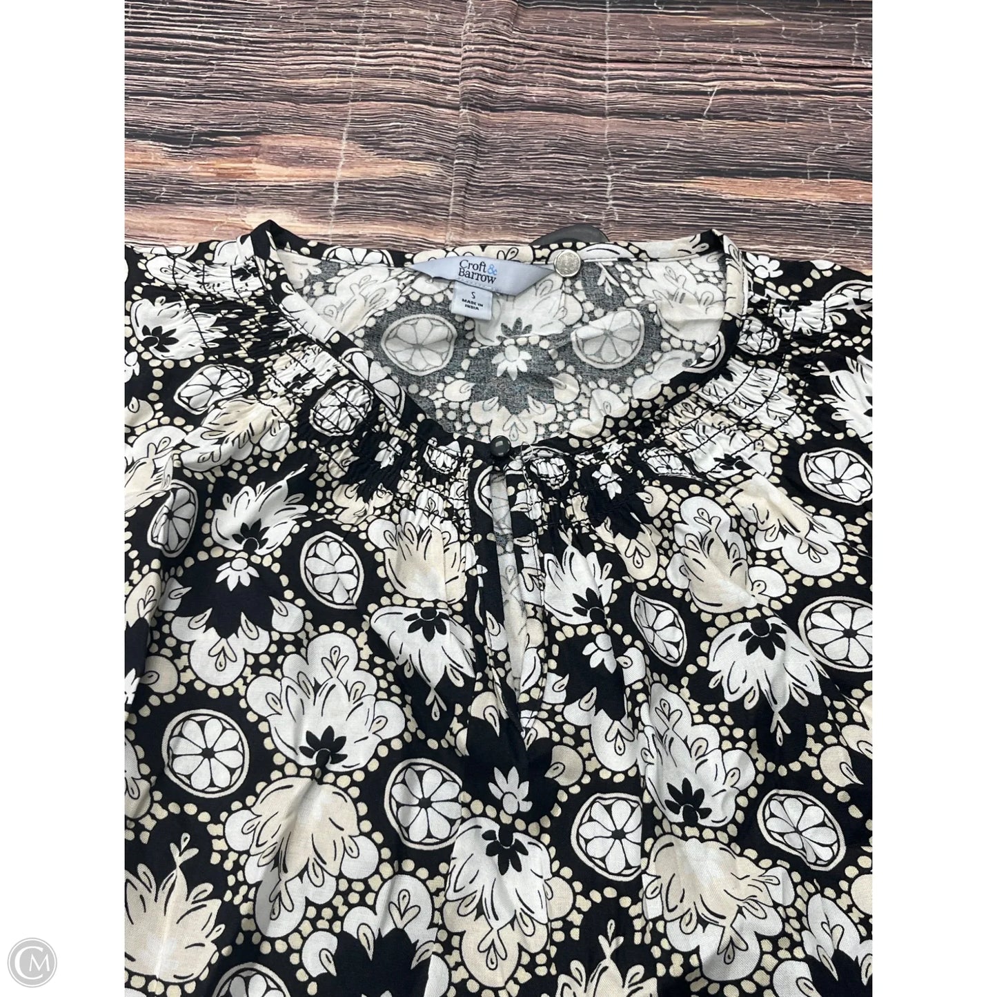 Tank Top By Croft And Barrow In Black, Size: S