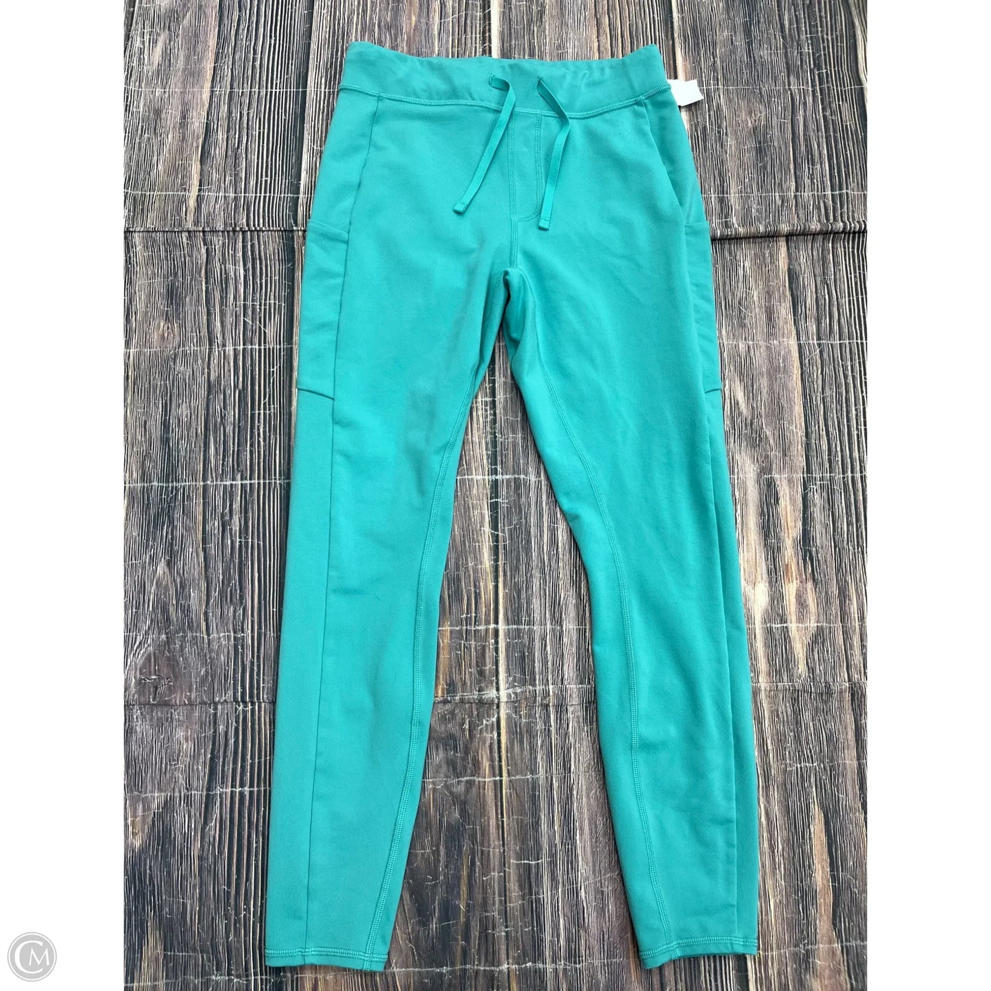 Athletic Leggings By Alo In Blue, Size: M