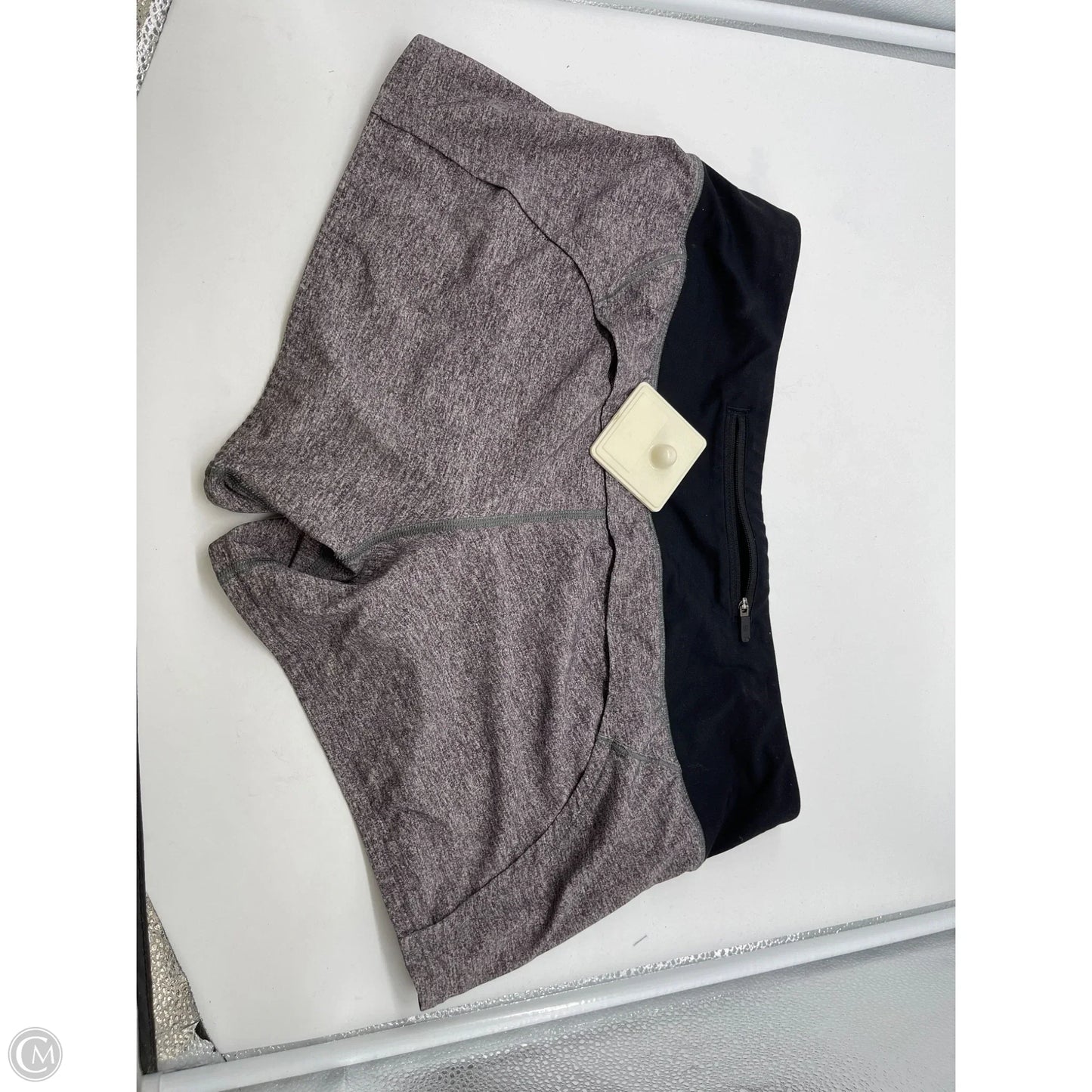 Athletic Shorts By Lululemon In Grey, Size: 8