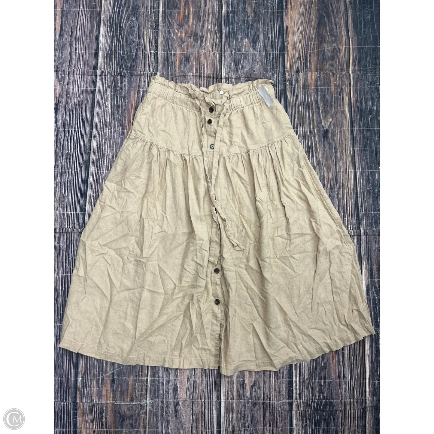 Skirt Maxi By Universal Thread In Tan, Size: M