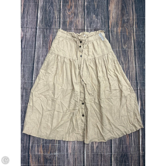 Skirt Maxi By Universal Thread In Tan, Size: M
