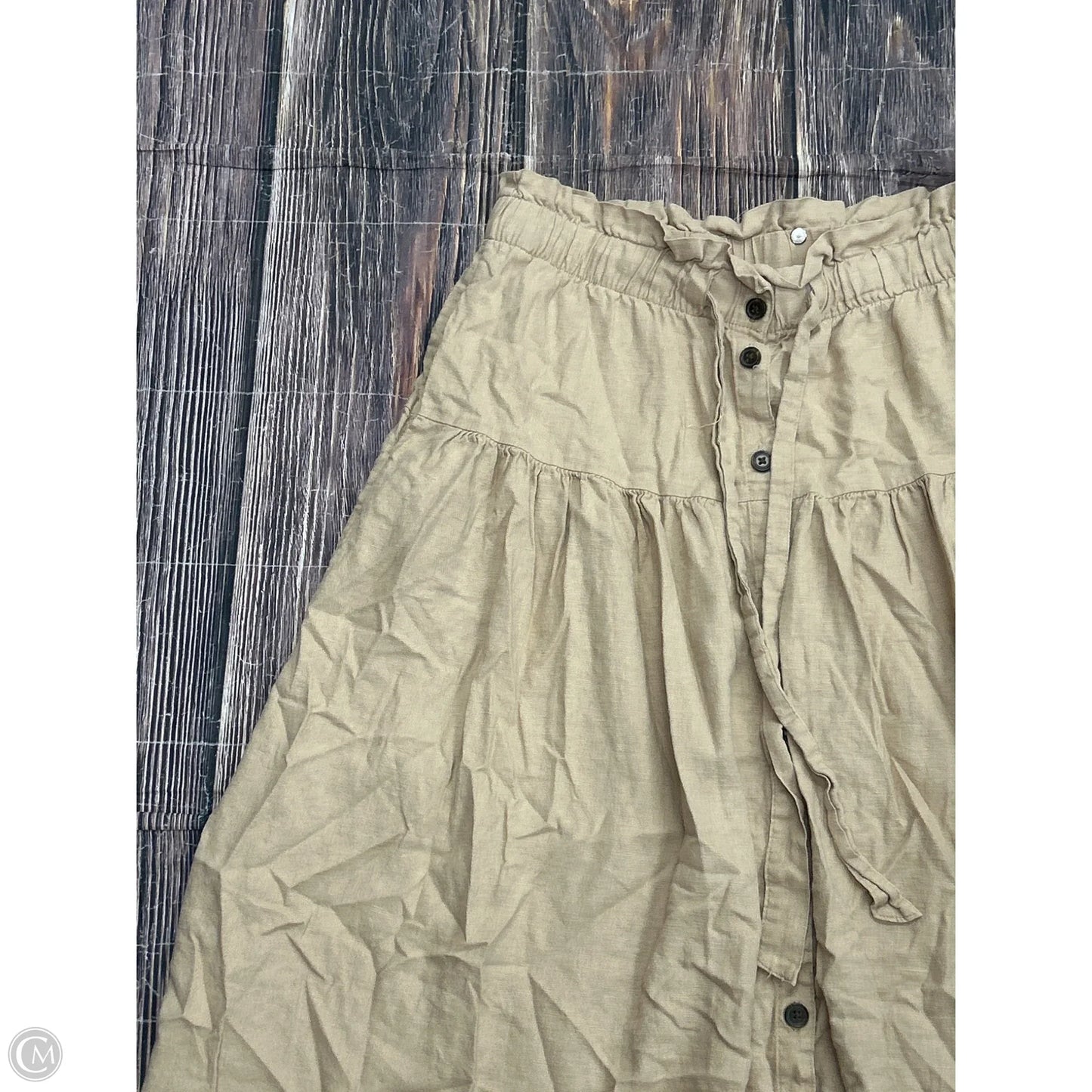 Skirt Maxi By Universal Thread In Tan, Size: M