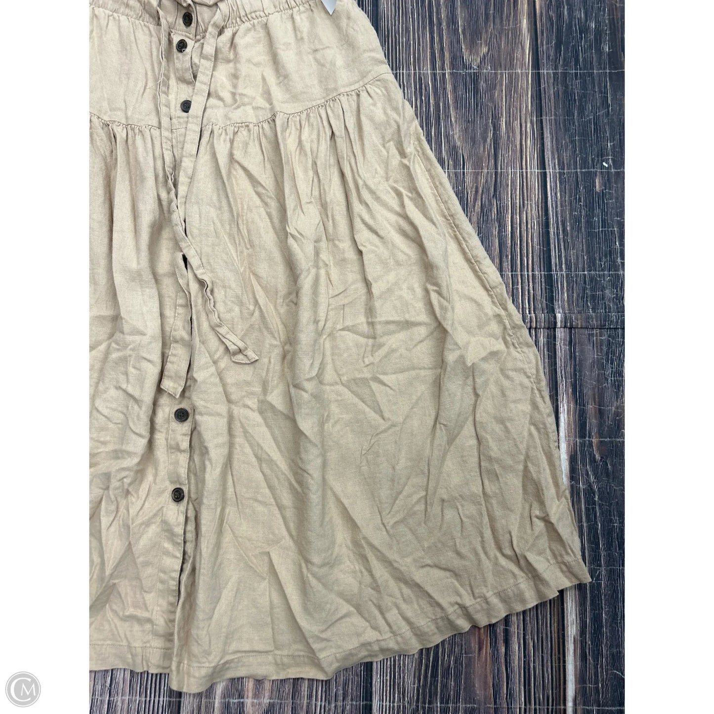 Skirt Maxi By Universal Thread In Tan, Size: M
