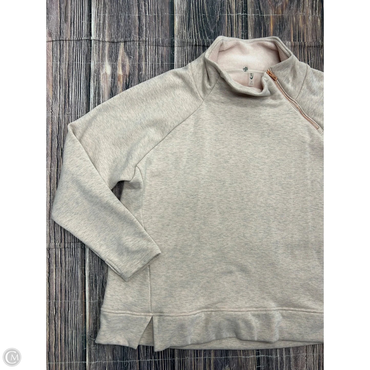 Sweatshirt Collar By Mta Pro In Pink, Size: 3x