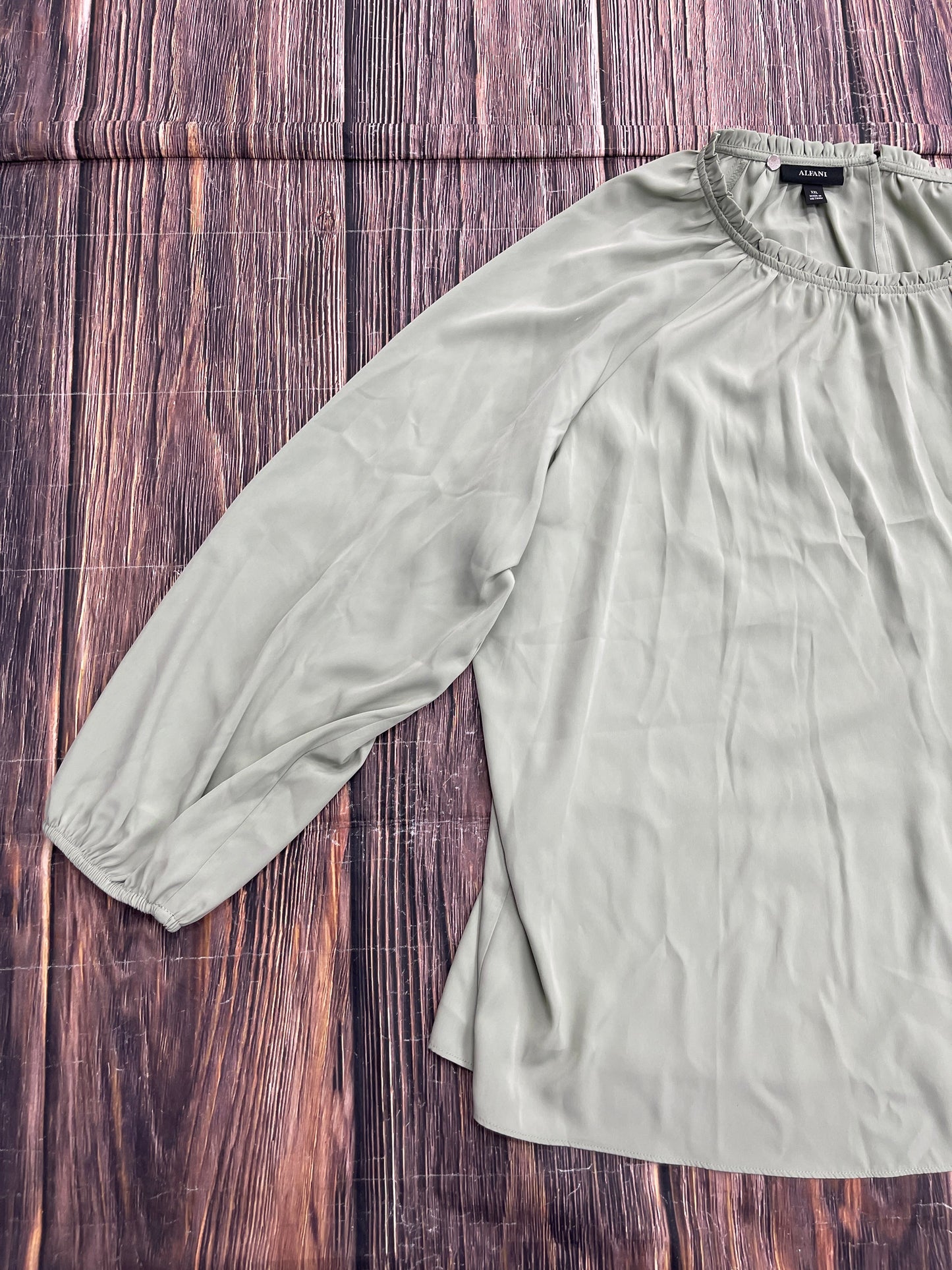 Blouse Long Sleeve By Alfani  Size: 1x
