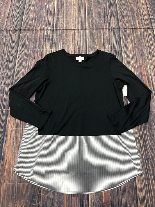 Black Top Long Sleeve J. Crew, Size S