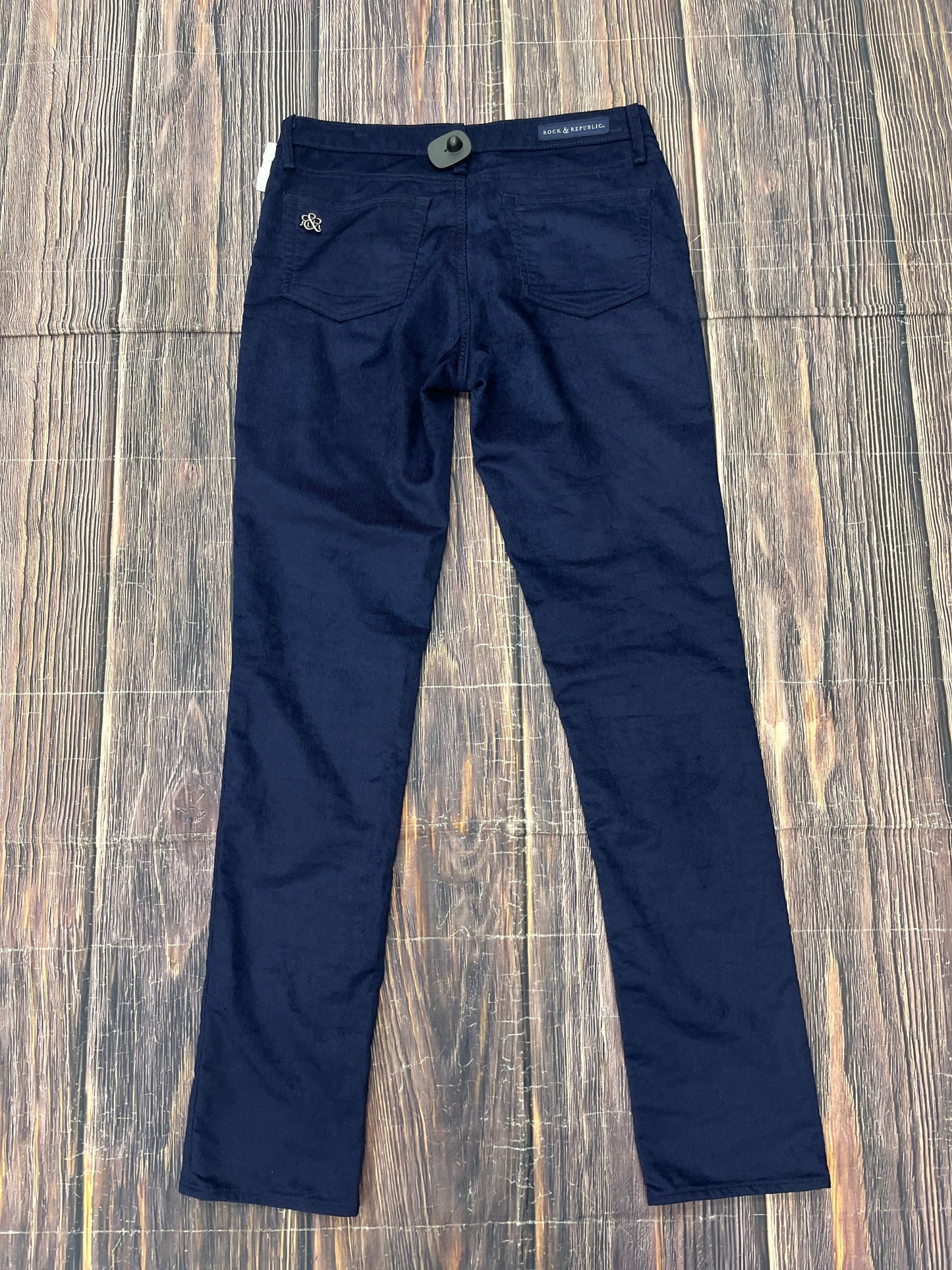 Pants Corduroy By Rock And Republic In Blue, Size: 10