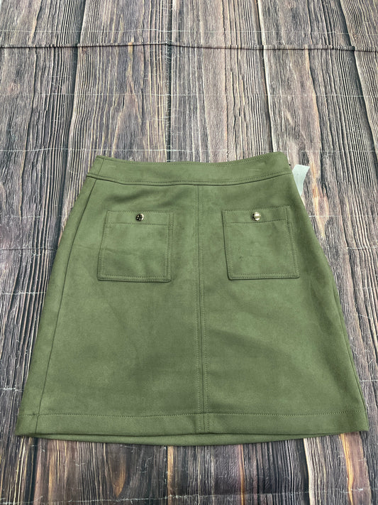 Skirt Midi By Loft In Green, Size: 2