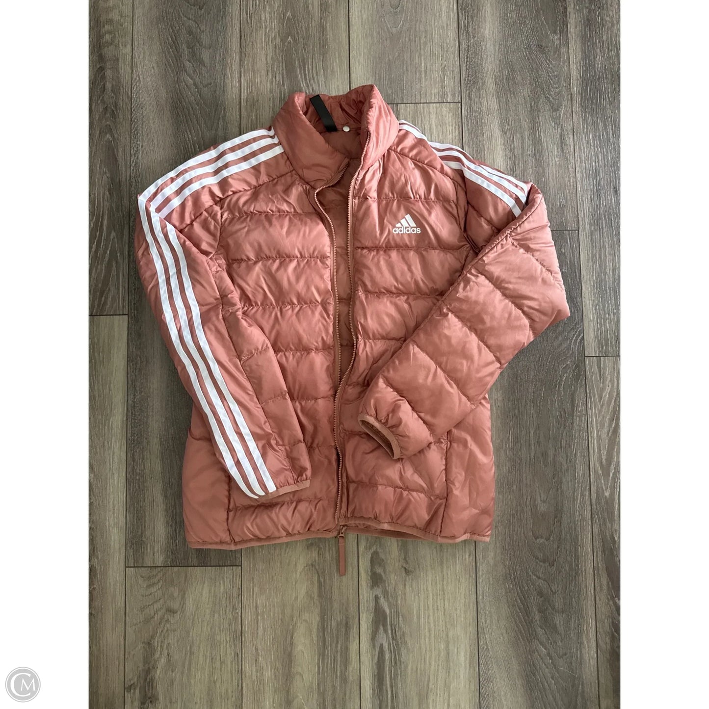 Coat Puffer & Quilted By Adidas In Pink, Size: M