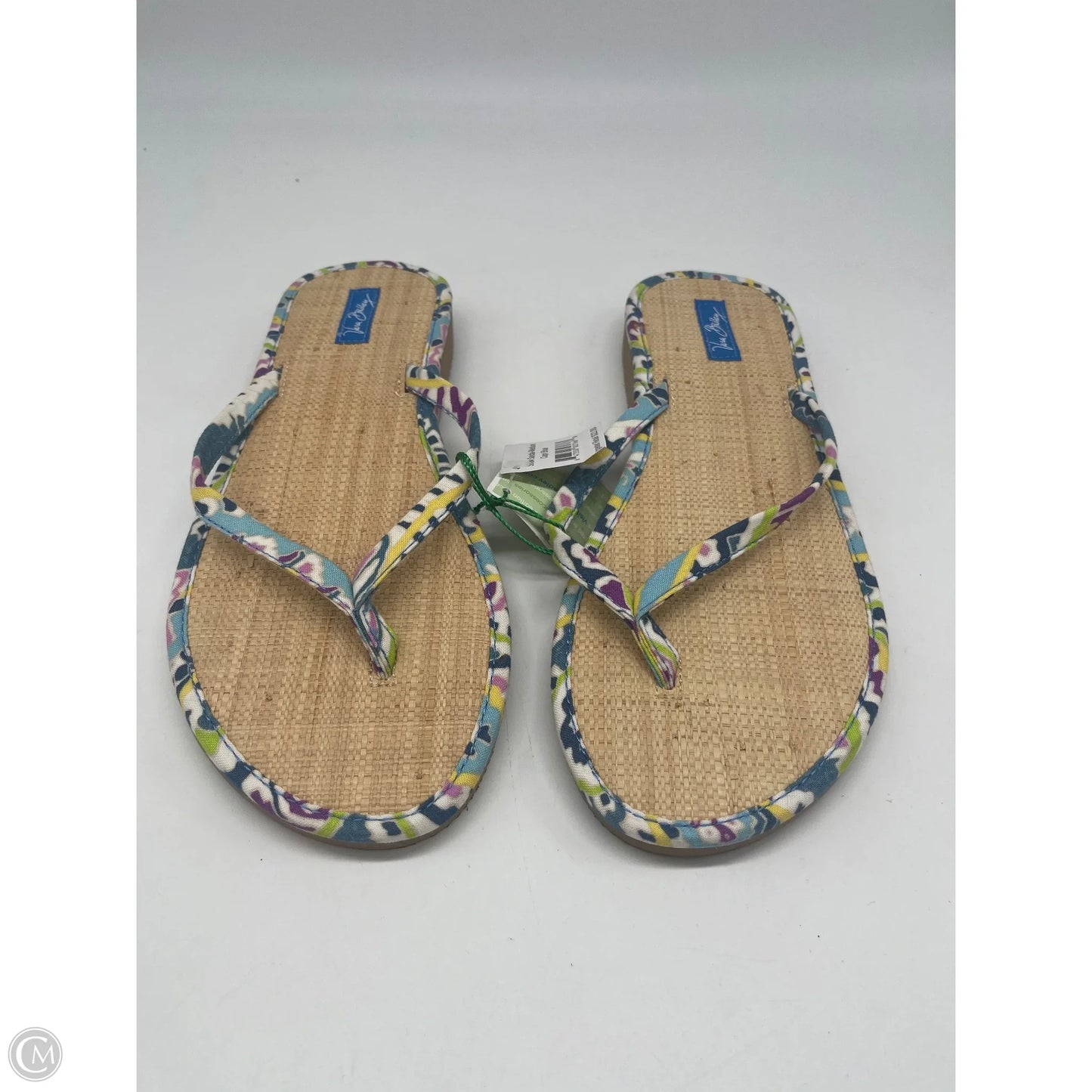 Sandals Flip Flops By Vera Bradley In Tan, Size: 8
