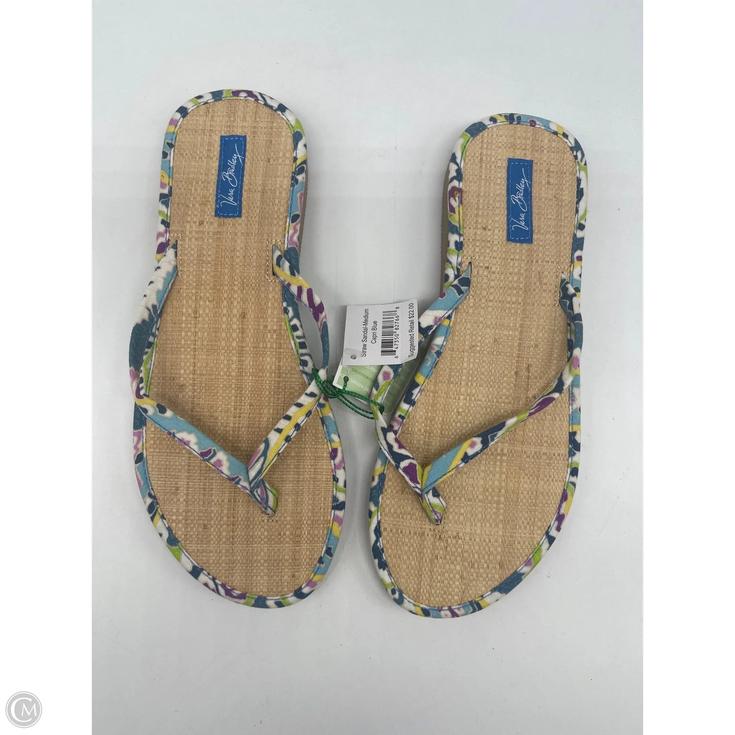 Sandals Flip Flops By Vera Bradley In Tan, Size: 8