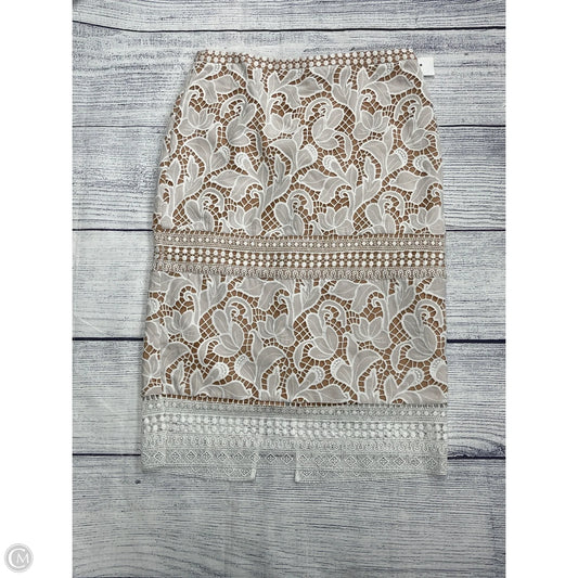 Skirt Maxi By White House Black Market In White, Size: M
