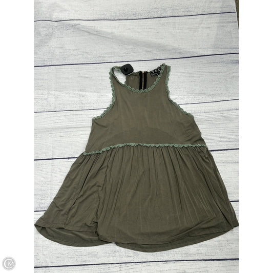 Top Sleeveless By Pol In Green, Size: M