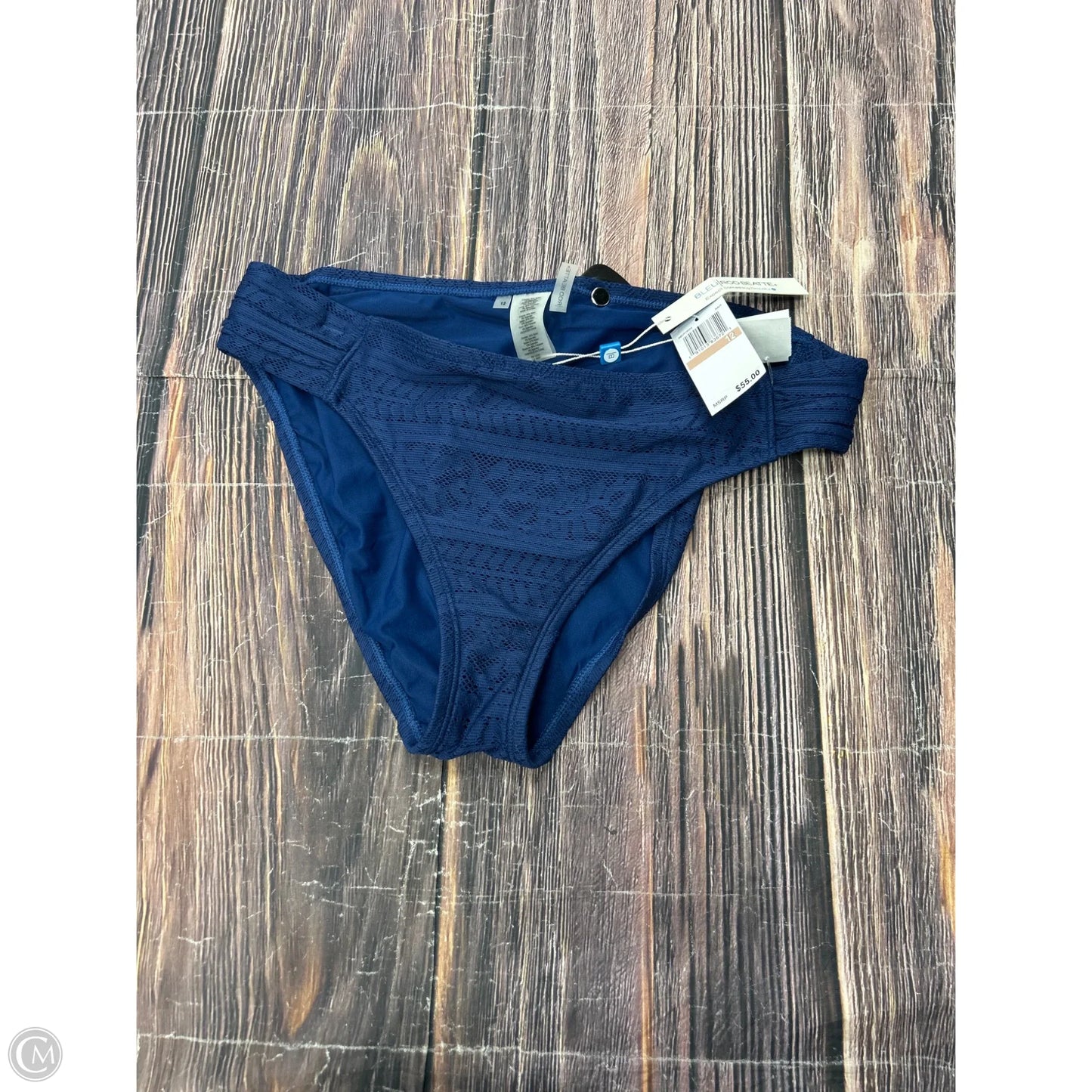 Swimsuit Bottom By Bleu In Blue, Size: L