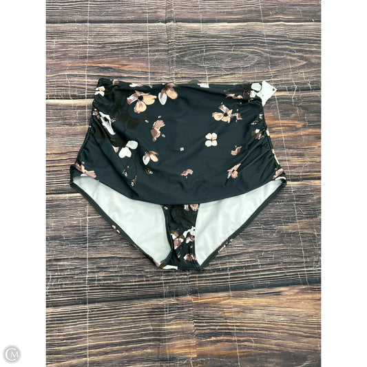 Swimsuit Bottom By Clothes Mentor In Grey, Size: Xl