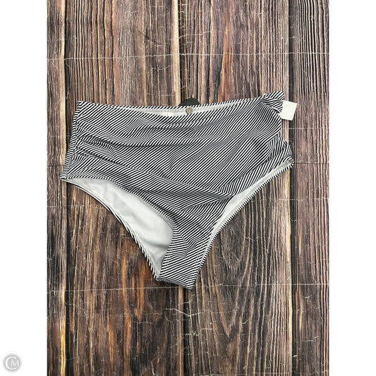 Swimsuit Bottom By Clothes Mentor In Striped Pattern, Size: L