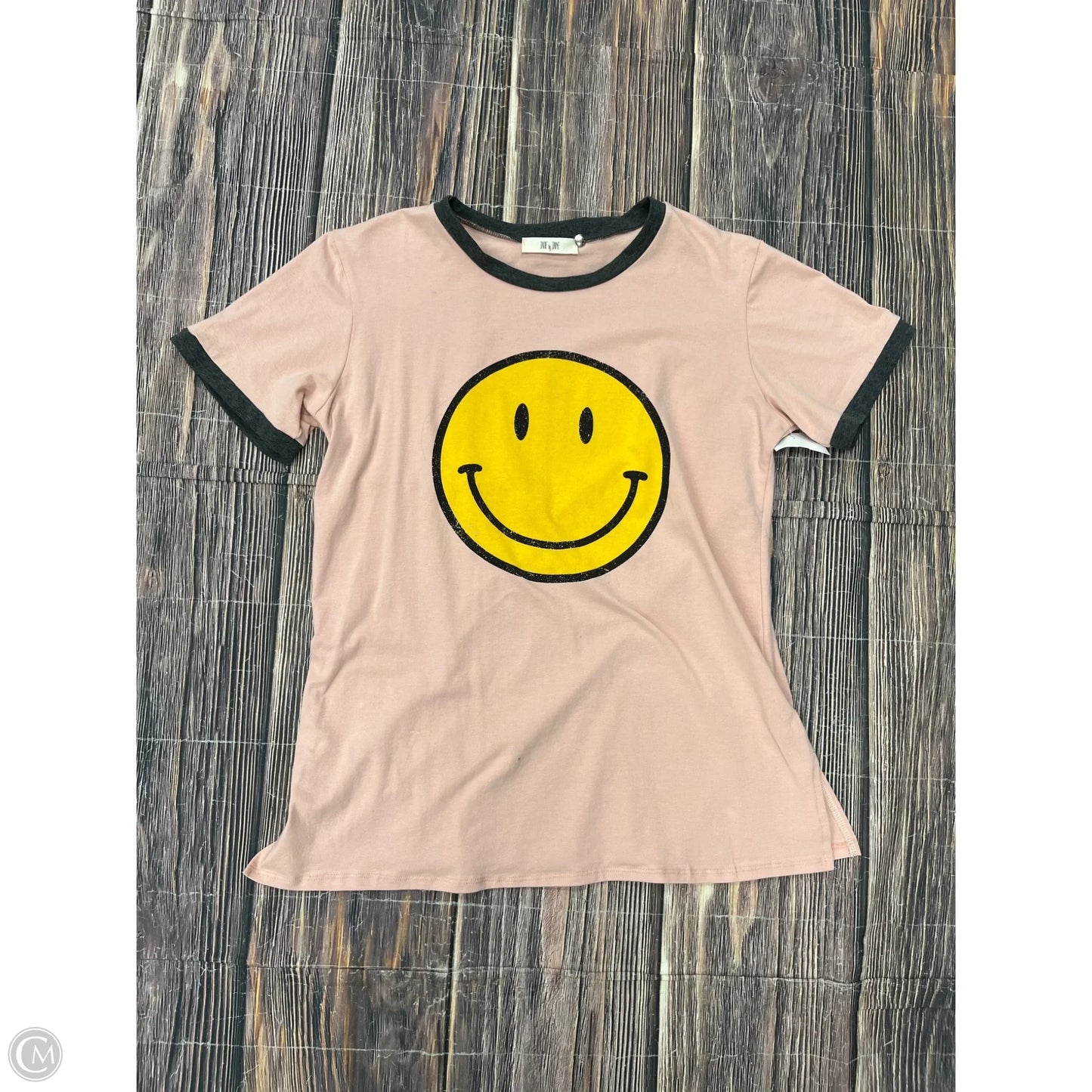 Top Short Sleeve By Jade In Pink, Size: M