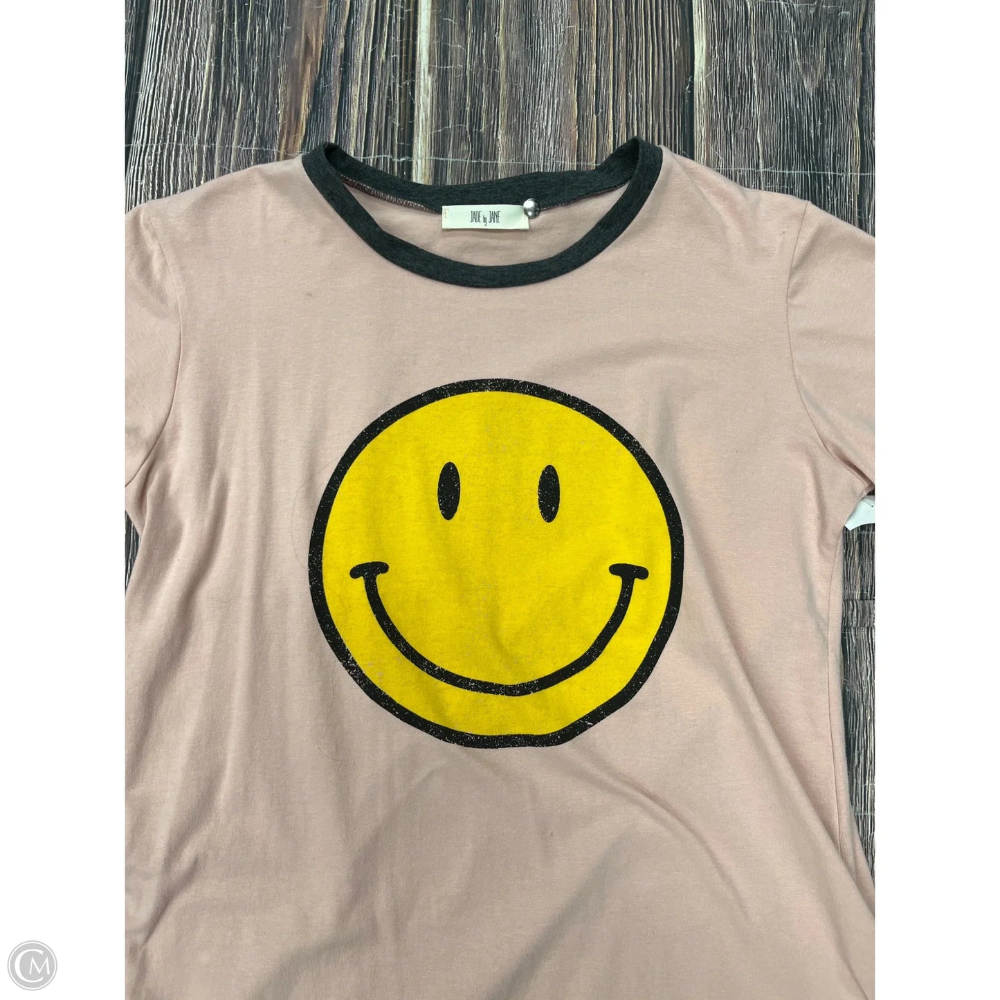 Top Short Sleeve By Jade In Pink, Size: M