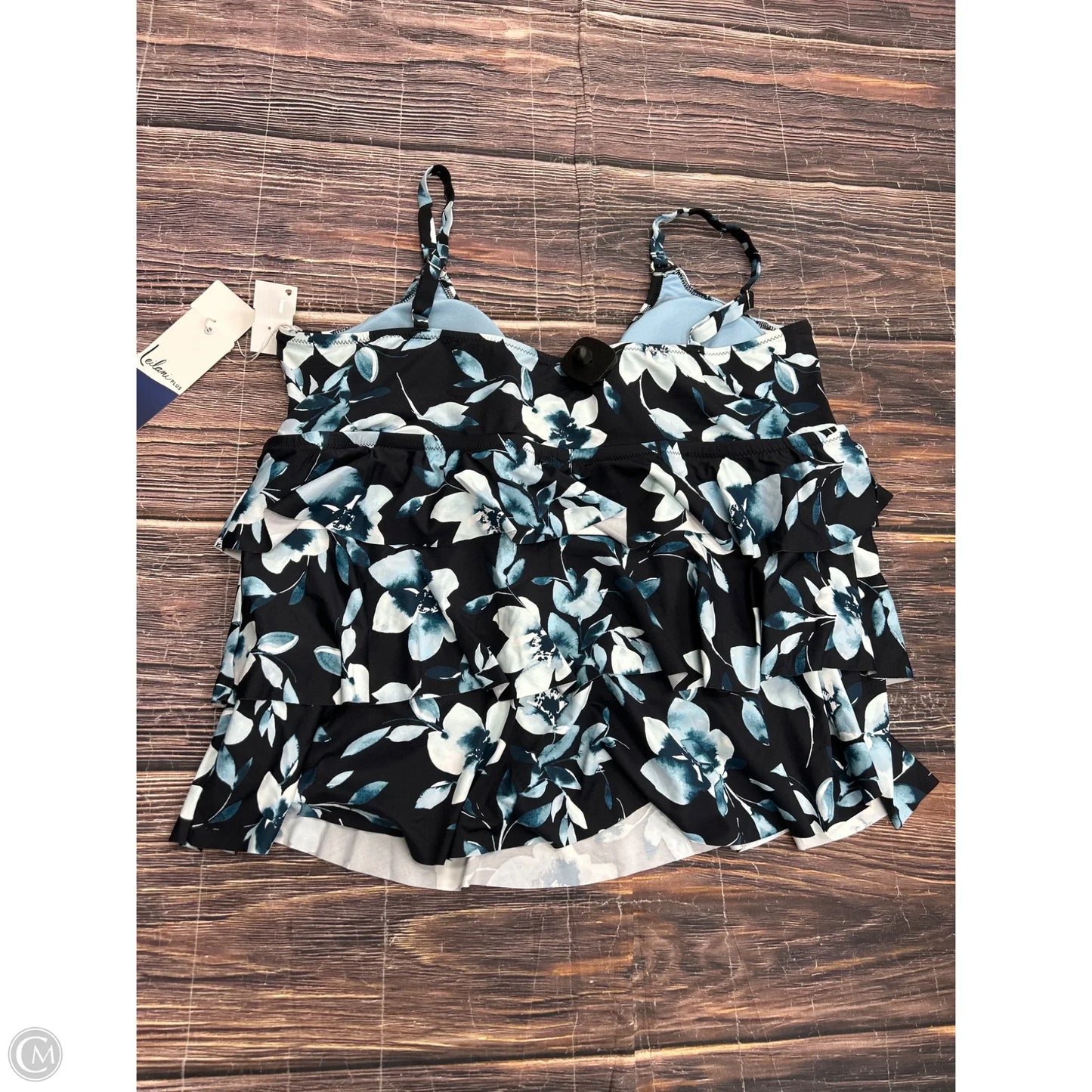 Swimsuit Top By Clothes Mentor In Blue, Size: 2x