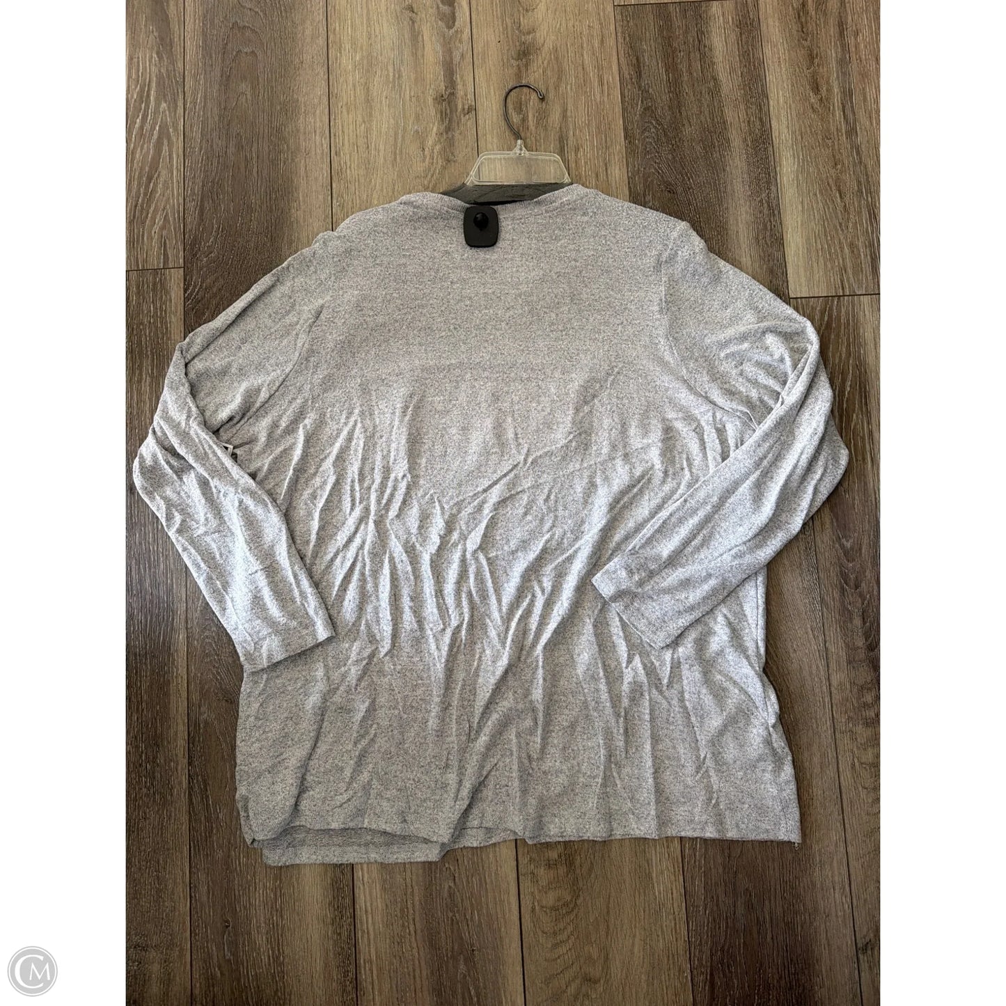 Top Long Sleeve By Lane Bryant In Grey, Size: 2x
