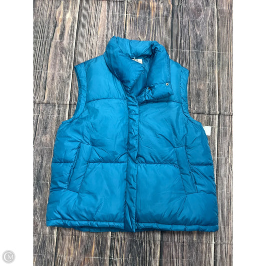 Vest Puffer & Quilted By Ci Sono In Blue, Size: Xl