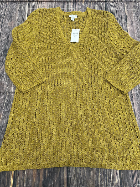 Sweater By J. Jill In Yellow, Size: L