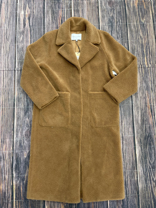 Coat Designer By Rebecca Minkoff In Tan, Size: S