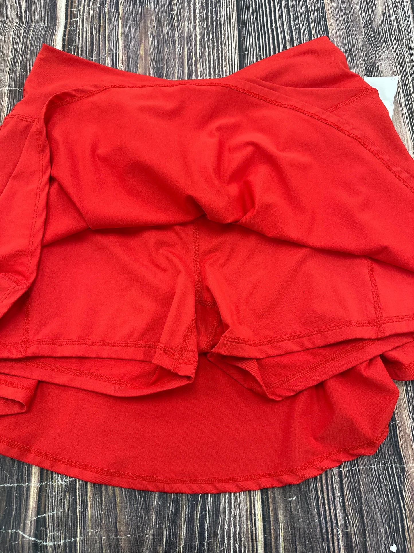 Athletic Skirt By Clothes Mentor In Red, Size: L